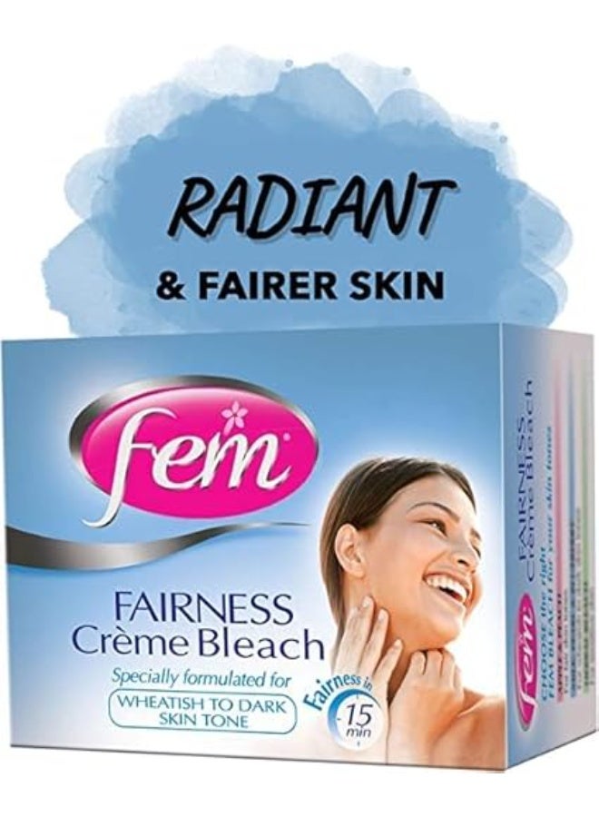 Fem, Milk, Pearl And Blueberry Fairness Cream Bleach 100grams - Image 3
